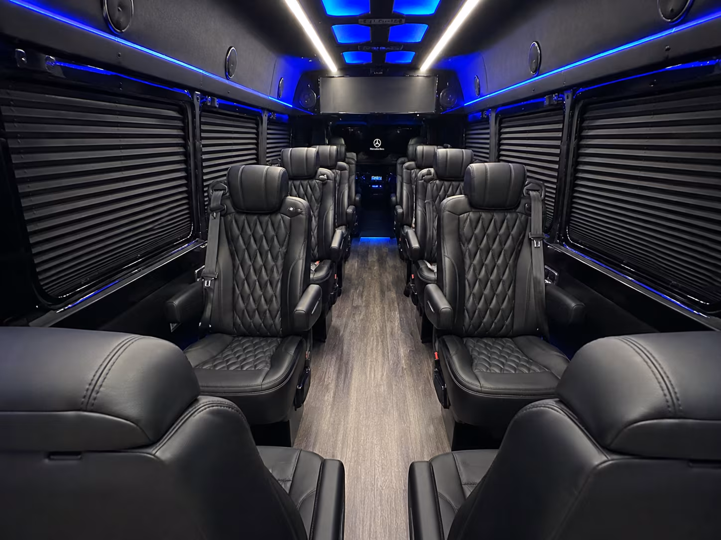 nashville 20 passenger sprinter van inside