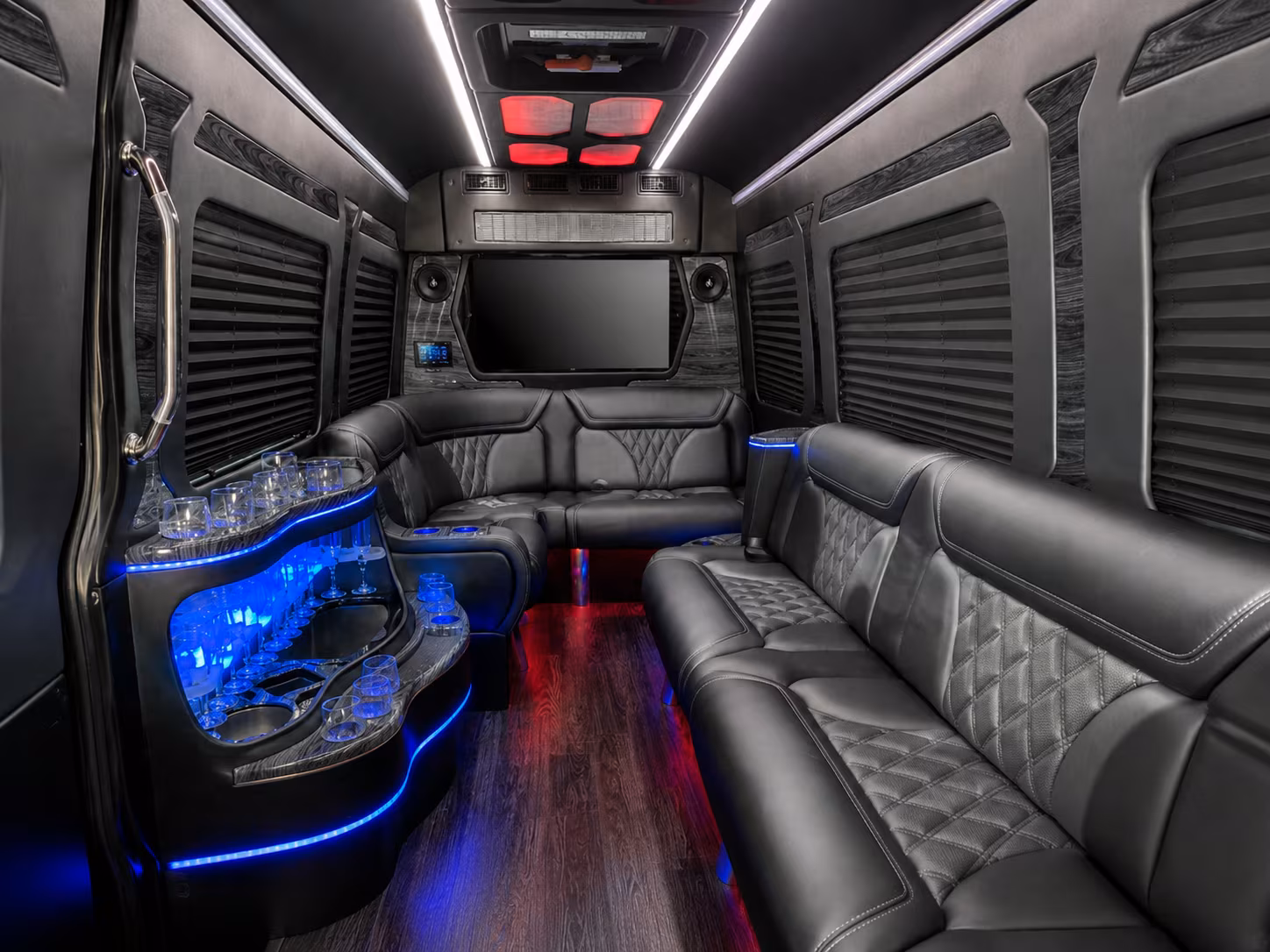 nashville sprinter limousine inside